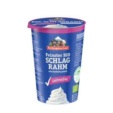 Feinster Bio-Schlagrahm, laktosefrei, 200 g Becher