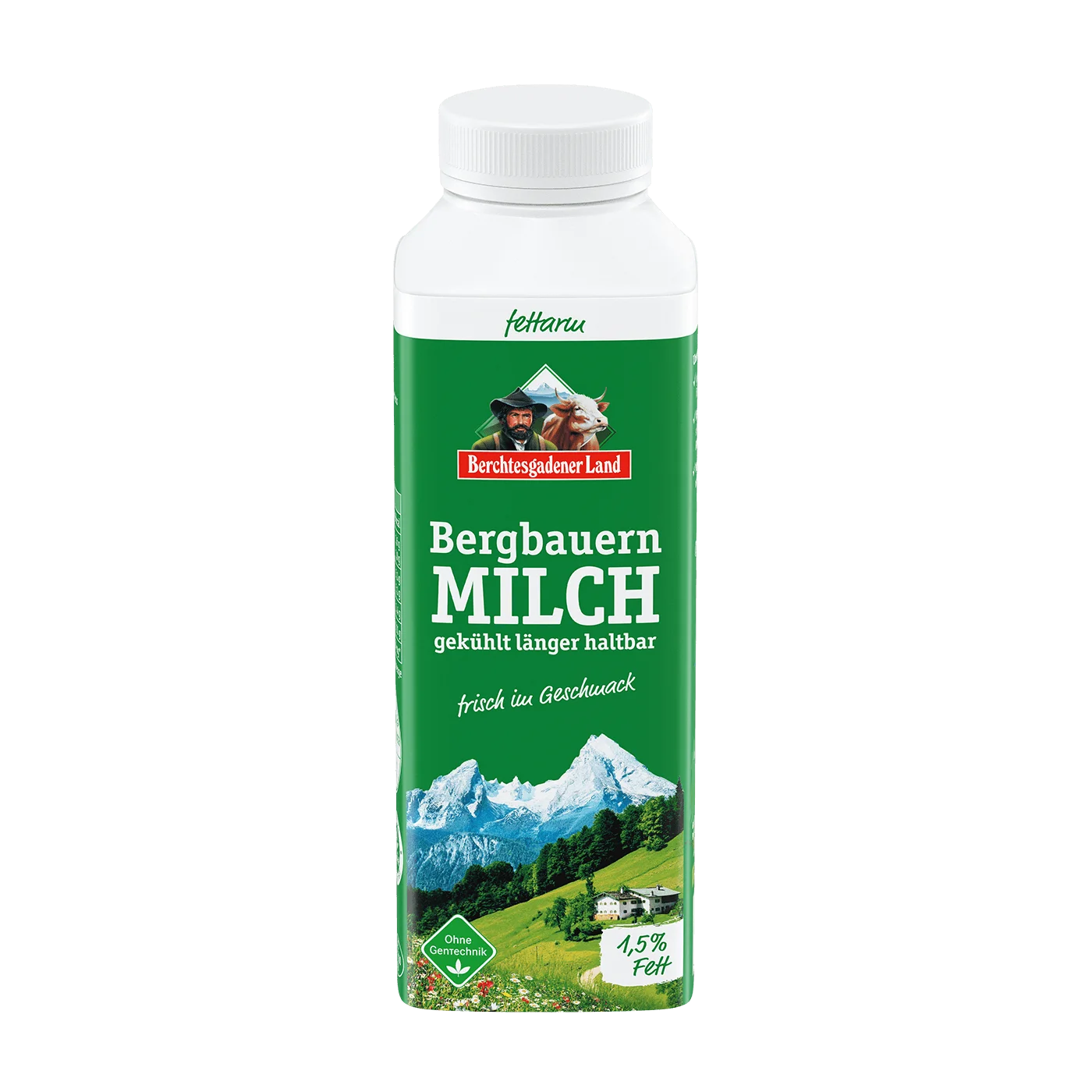 Bergbauern-Milch, gekühlt länger haltbar, 400 ml Tetra Top 1,5 % Fett