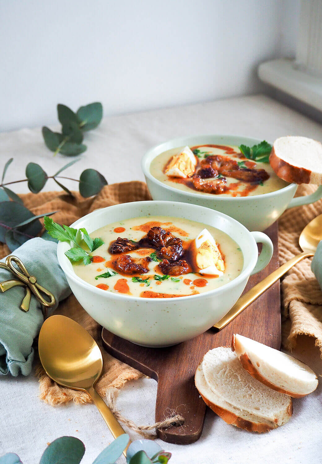 Cremige Senf-Kartoffelsuppe 