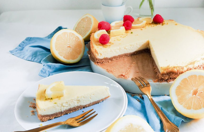 zitronen-kefir-kaesekuchen