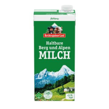 Haltbare Berg- und Alpenmilch fettarm, 1 Liter Tetra Slim 1,5 % Fett