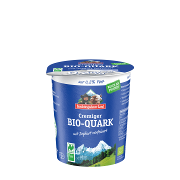 Cremiger Bio-Quark, 350 g Becher 0,2 % Fett