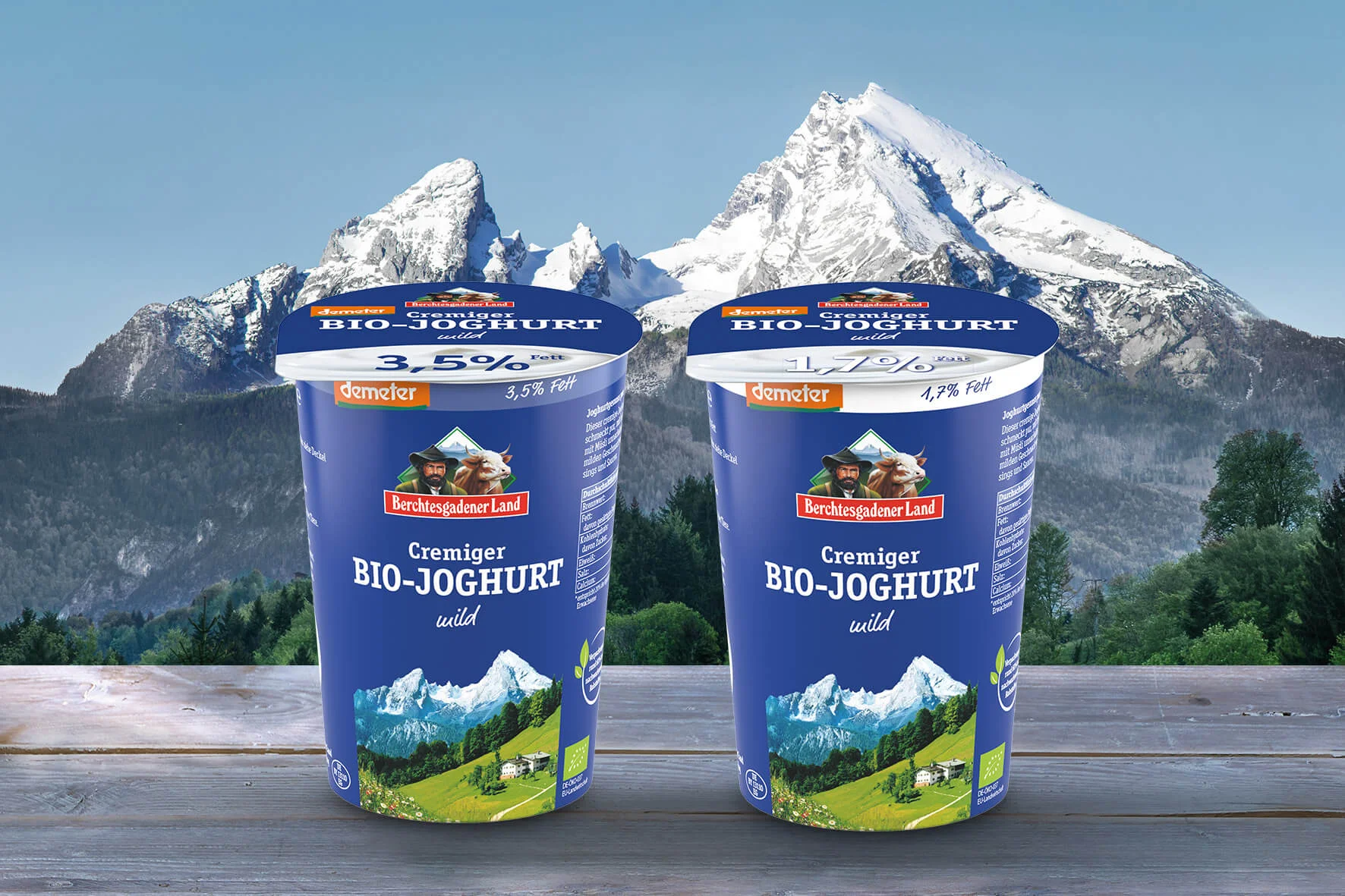 Nachhaltige Landwirtschaft trifft auf schonende Verarbeitung: 500g Demeter-Joghurt