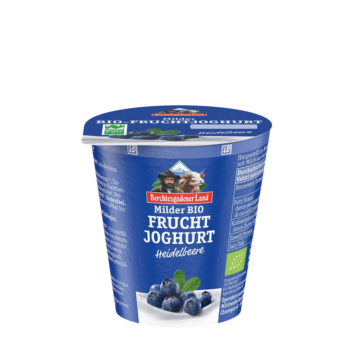 Bio-Fruchtjoghurt, 150 g Becher Heidelbeere
