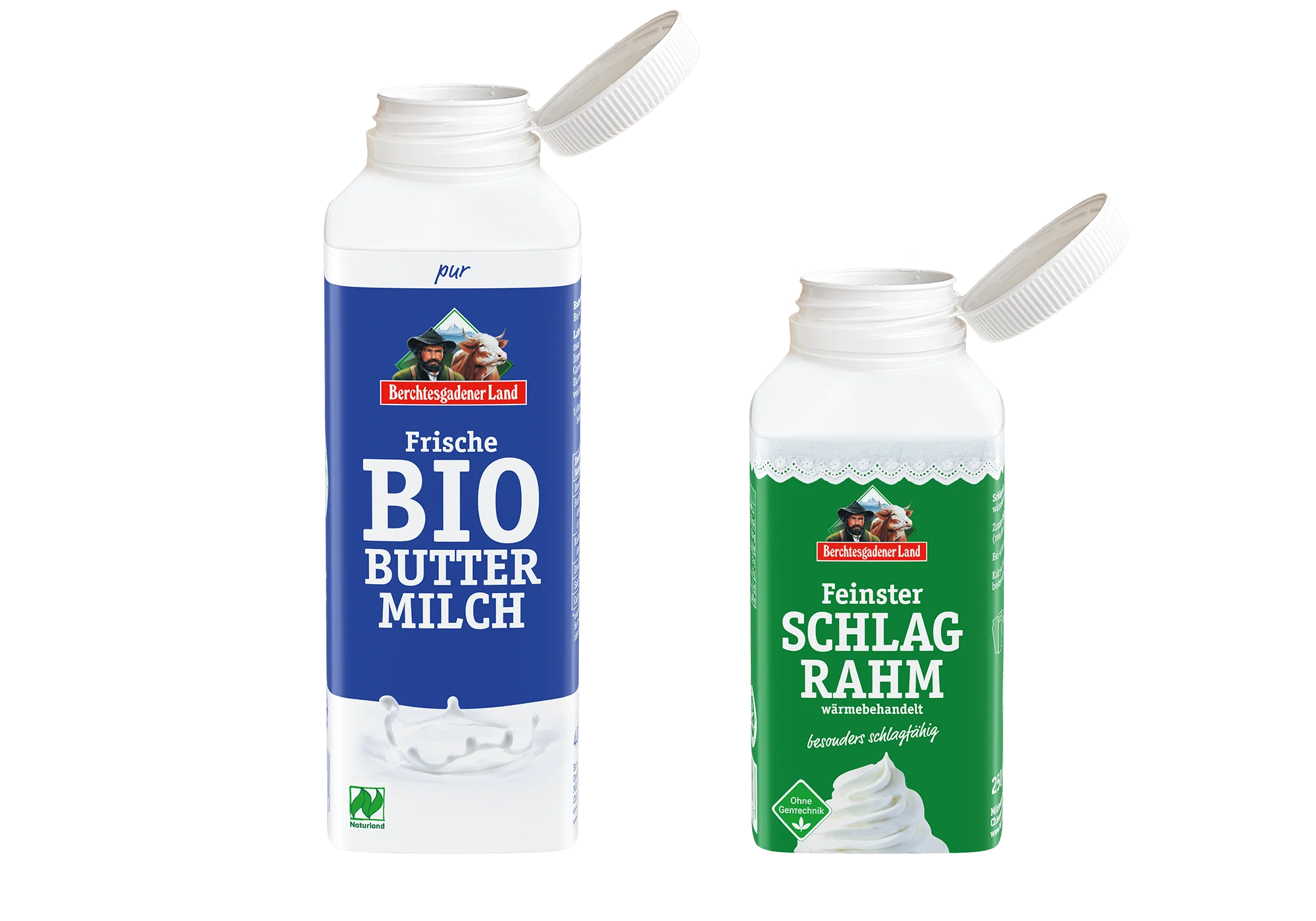 Berchtesgadener Land Tetra Top®-Produkte: neu mit verbundener Kappe, aber weiterhin pfandfrei 