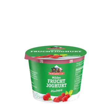 Milder Fruchtjoghurt, 100 g Becher Himbeere