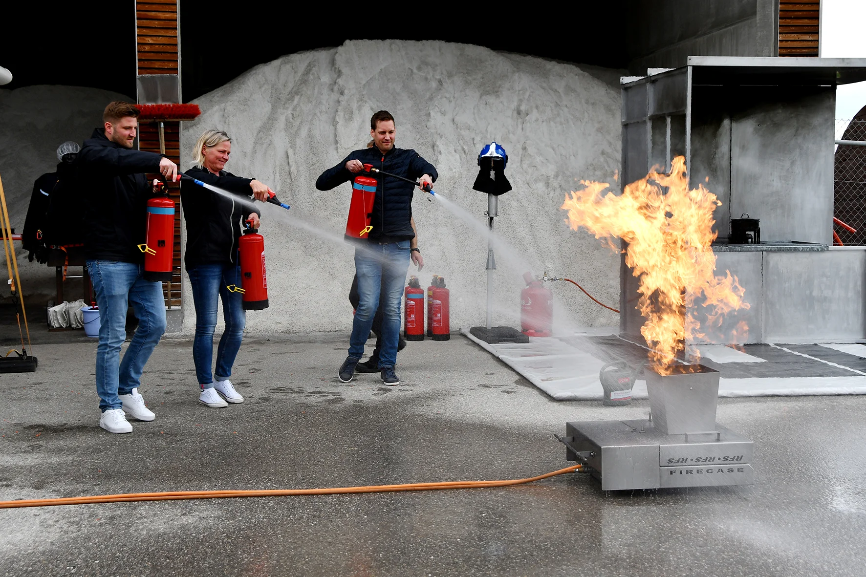Brandschutz hautnah im Rahmen des Jubiläums der Freiwilligen Feuerwehr Aufham 
