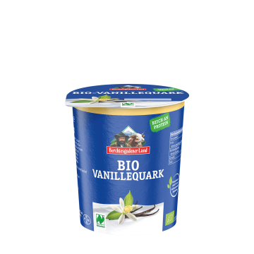 Bio-Fruchtquark, 350 g Becher Vanille