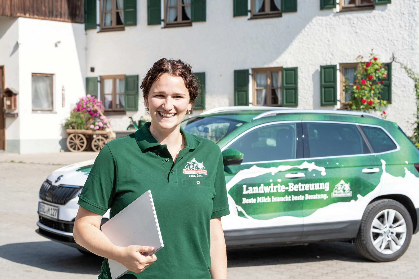 Anna Zehentner ist als Hofberaterin zwischen Watzmann und Zugspitze im Einsatz