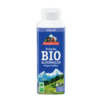 Frische Bio-Alpenmilch, länger haltbar, 400 ml Tetra Top 3,5 % Fett