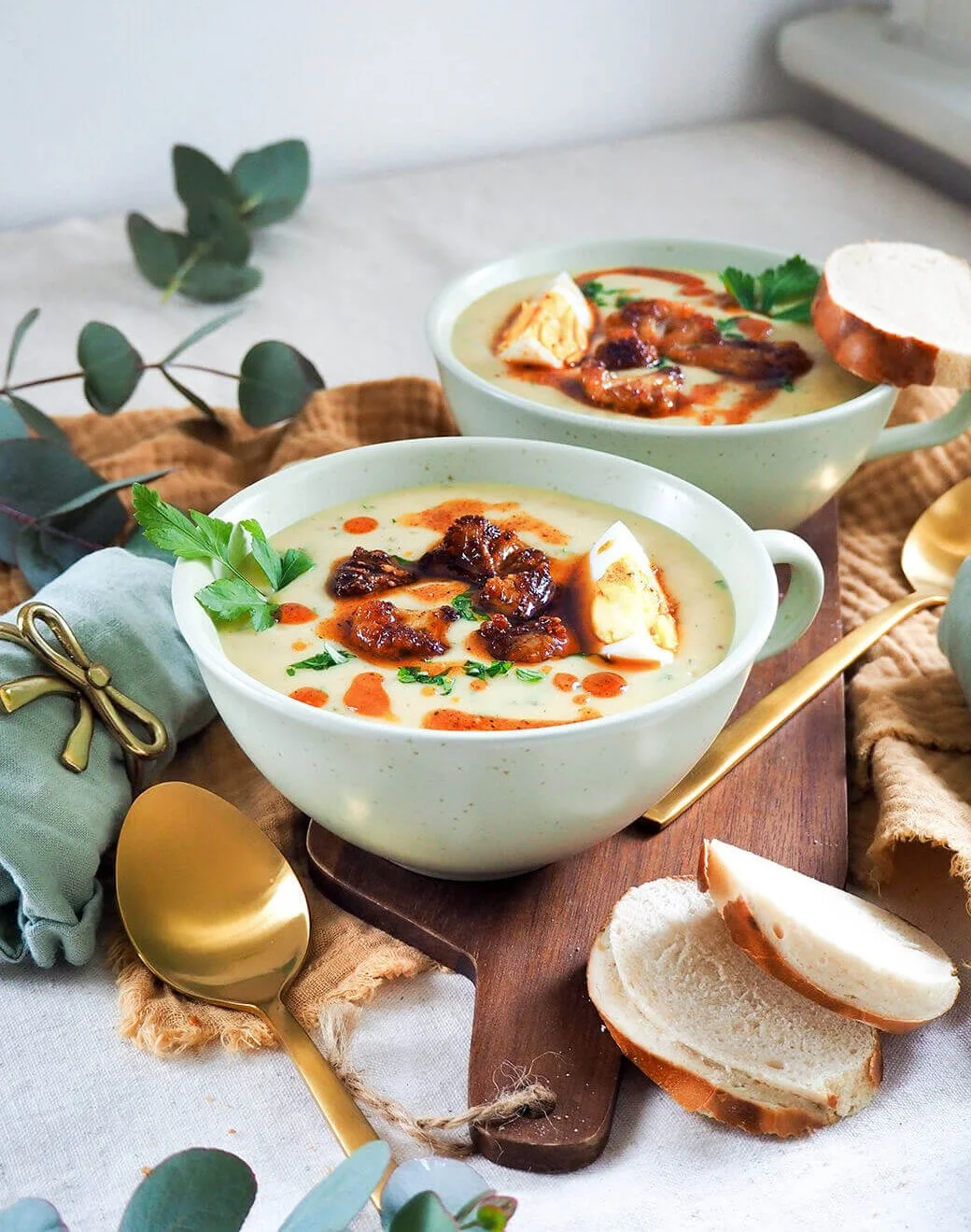Cremige Senf-Kartoffelsuppe 