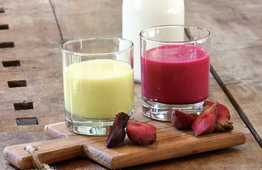 gelbe-rote-bete-ingwer-birne-drink