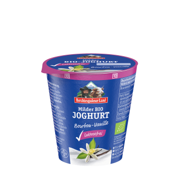 Bio-Fruchtjoghurt, laktosefrei, 150 g Becher Vanille