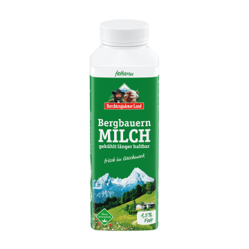 Frische Bergbauern-Milch, länger haltbar, 400 ml Tetra Top 1,5 % Fett