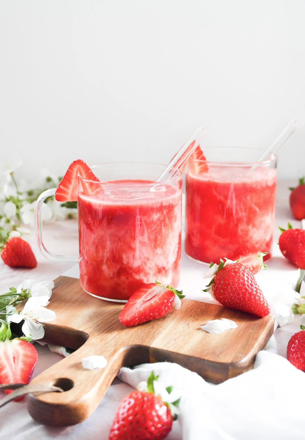 Erdbeer-Kefir-Mocktail